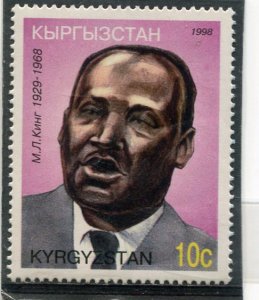 Kyrgyzstan 1998 NOBEL PRIZE Martin Luther King Jr. Stamp Perforated Mint (NH)