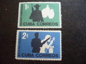 Stamps - Cuba - Scott#703-705 - MNH Set of 3 Stamps