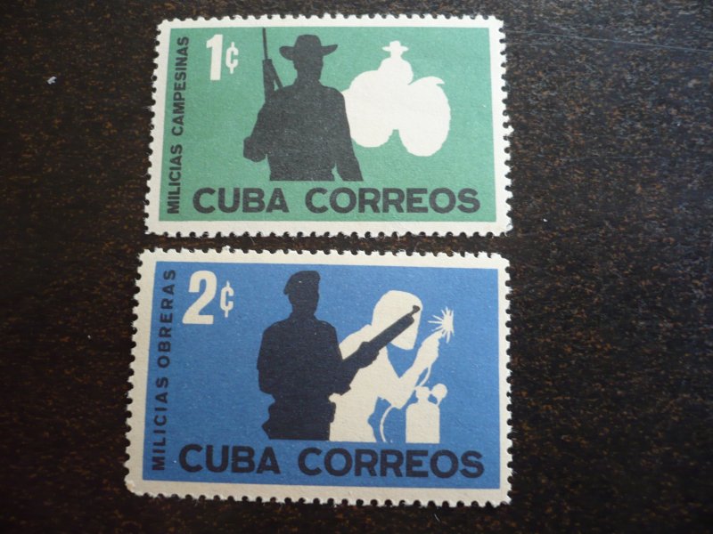 Stamps - Cuba - Scott#703-705 - MNH Set of 3 Stamps