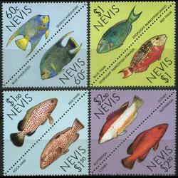 NEVIS 1987 - Scott# 544-7 Fish Set of 8 NH