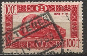 Belgium; 1949: Sc. # Q325: O/Used Single Stamp