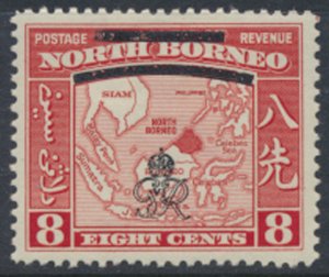 North Borneo  SG 340 SC# 228 MH    OPT GR Crown - See scans