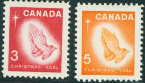 CANADA Scott 451-452 MNH** 1966 Christmas stamp set