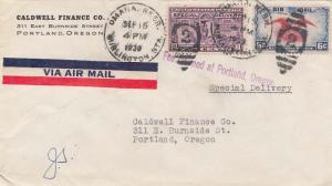 United States Nebraska Burlington Sta. Omaha 1939 numeral duplex  DPO  6c Bi-...