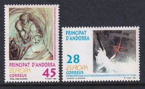 Andorra Spanish 223-224 MNH VF