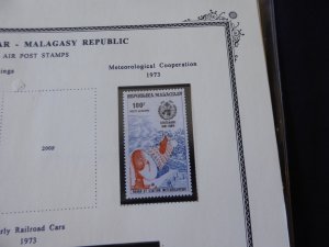 Madagascar 1959-1975 Mainly MNH Stamp Collection on Scott Spec Album Pages