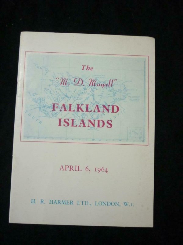 HARMER'S AUCTION CATALOGUE 1964 FALKLAND ISLANDS THE 'MD MAYALL' COLLECTION