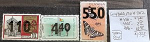 Guyana #400,405,406 MNH- SCV=$19.25