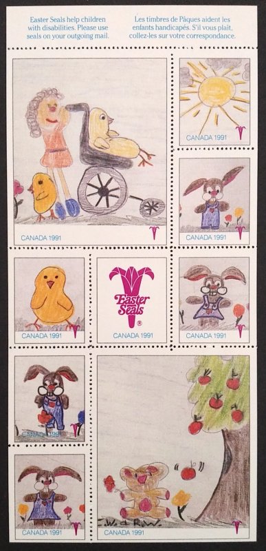 Canada ESC91 Easter Seals Canada Sheet (1991) VF MNH