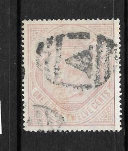 CEYLON 1887 1r12c    QV   FU   SG 201