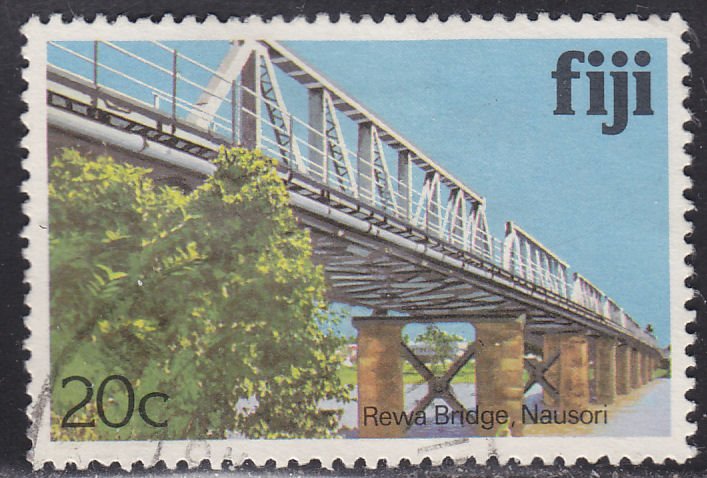 Fiji 418 Rewa Bridge, Nausori 1979