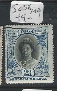 TONGA  (PP2102B)   2 1/2D  SG 58     MOG 