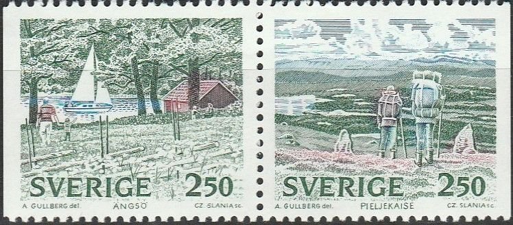 Sweden, #1776-1777 Unused, From 1990