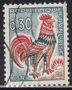 France 1024b Gallic Cock 1965