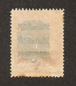 FIUME - Sc# B7 MH - Genuine - See Images          /          Lot 0824091