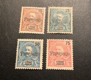 Stamps St Thomas and Prince Scott #86-9 hinged