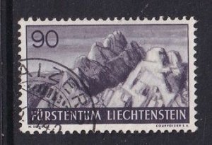 Liechtenstein  #147  used   1938  the three sisters  90rp