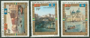 Gabon #C123-C125  Single (Complete Set) (Art) (Paintings)