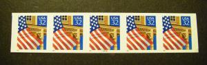 Scott 2915A, 32c Flag over Porch, PNC5, #89898 (10x10)