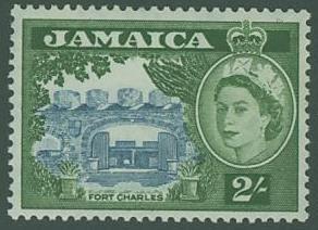 Jamaica SC# 170 Fort Charles, 2shillings, MH