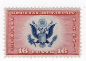 US Scott CE2 MNH 16¢ special delivery air mail, perf 11