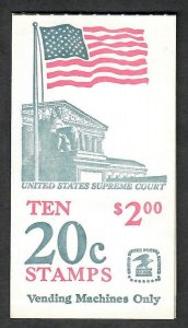 BK140 Flag over Supreme Court Booklet - 1896d (Grey Blue, DP, Large BT)