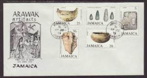 Jamaica Artifacts 1979 U/A FDC BIN
