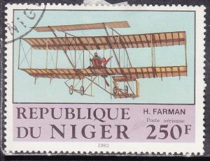 Niger C321  Farman Bi-Plane 1983