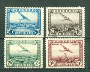 BELGIUM 1940 AIR #C1-C4 SET MINT...$6.95