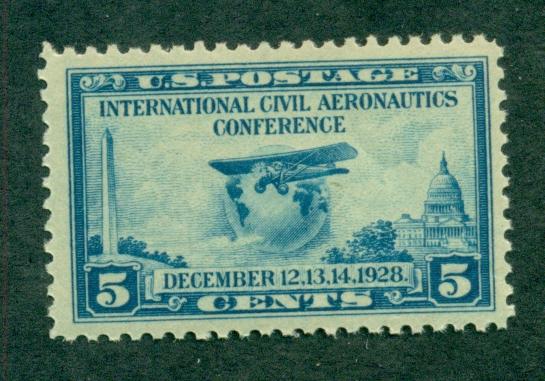 UNITED STATES SC# 650 VF MNH 1928