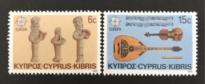 Cyprus 1985 #655-6, MNH, CV $2