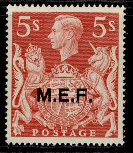 BRITISH OC OF ITALIAN COLONIES GVI SG M20, 5s red, NH MINT. Cat £45.