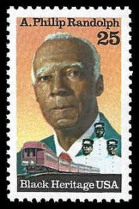 PCBstamps   US #2402 25c A.P. Randolph, Black Heritage, MNH, (25)
