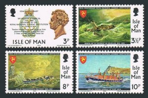 Isle of Man 36-39,MNH.Michel 36-39. National Lifeboat Institution,1974.W.Hillary