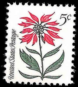# 1256 MINT NEVER HINGED POINSETTIA