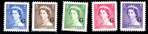 Canada #O34-O37 MINT OG NH