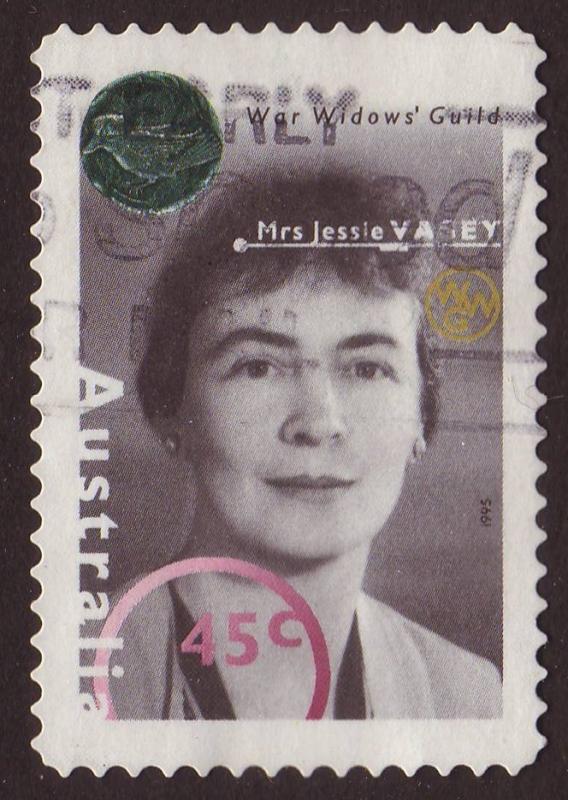 Australia 1995 Sc#1437, SG#1526 45c Mrs Jessie Vasey USED.