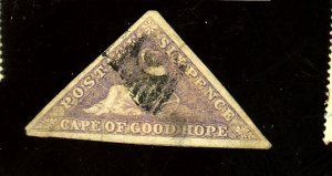 CAPE OF GOOD HOPE 5 USED VF SM THIN Cat $300