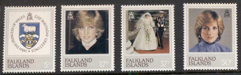 Falkland Is 1982 Princess Diana 21st Birthday MUH