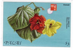 Palau 1997 Sc 414 MNH Single Stamp Flowers Hong Kong Sea Hibiscus Mi 1170