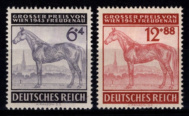 Germany 1943 Grand Prix, Vienna, Set [Unused]