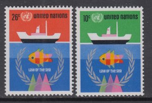 UN New York 254-255 MNH VF