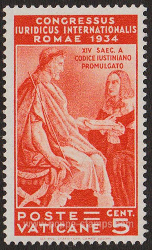Vatican City #41 Mint - 1935 5c.  - Painter and sculptor