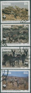 Namibia 1991 SG572-575 Mountain Zebra set FU