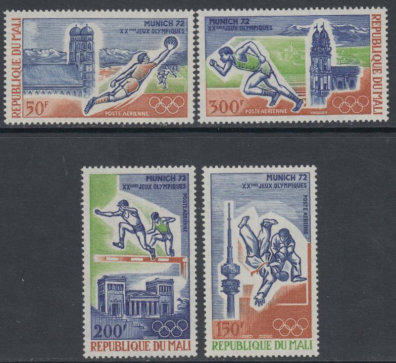 XG-B336 OLYMPIC GAMES - Mali, 1972 Germany Munich '72, Airmail MNH Set