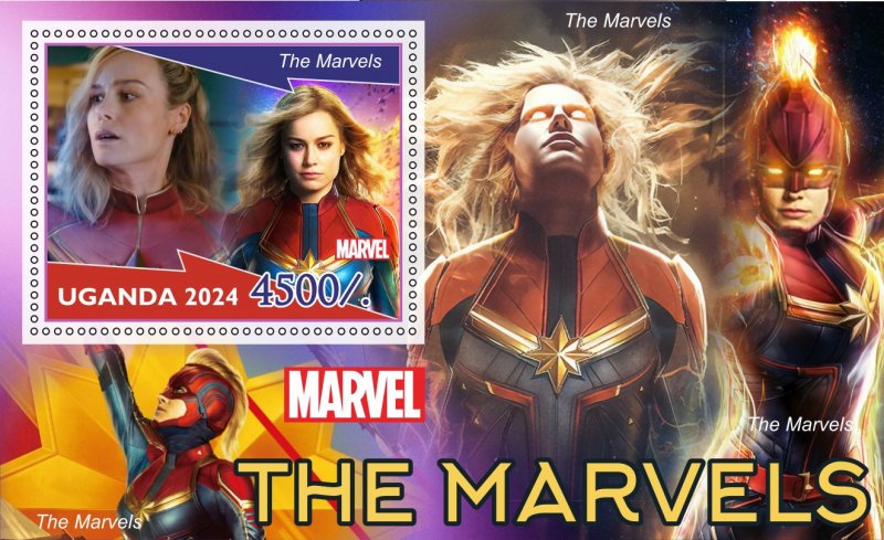 Stamps. Marvel 8 sheet perforated 2024 year