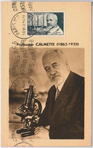 48240 - FRANCE-MAXIMUM CARD-FDC-1939 - CALMETTE medicine INSTITUTE PASTEUR mushrooms-