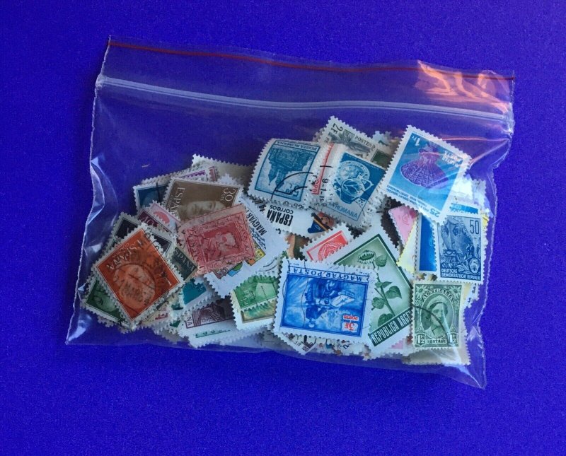 World Stamps 1750-2000+ Total in 5 Lots