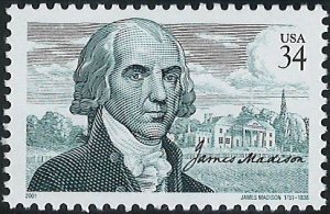 Scott: 3545 United States - James Madison  - MNH