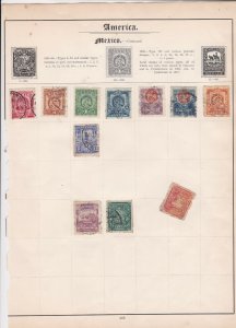 america mexico stamps sheet ref 17808